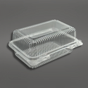 F1003 | Clear Rectangular Hinged Container | 8.43x6.1x3.74
