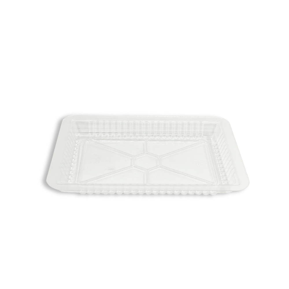 G081 | 5x8" Clear Plastic Lid (Lid Only) - Back