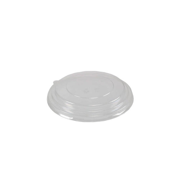 150mm PET Clear Round Lid | Fit 500B/750B/1000B Paper Bowl (Lid Only) - 300 Pcs-front