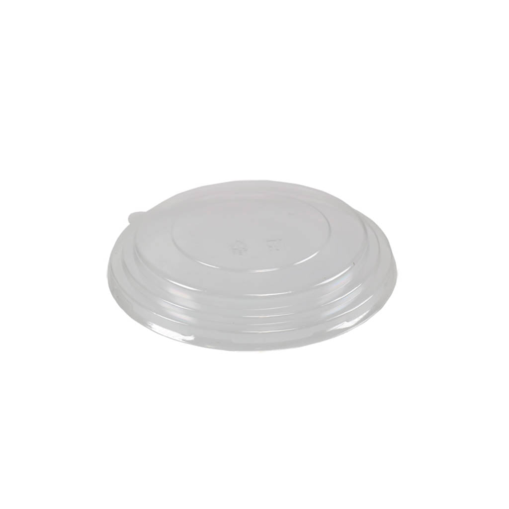 185mm AFP Clear Round Lid | Fit 1300B Paper Bowl (Lid Only) - 300 Pcs-front