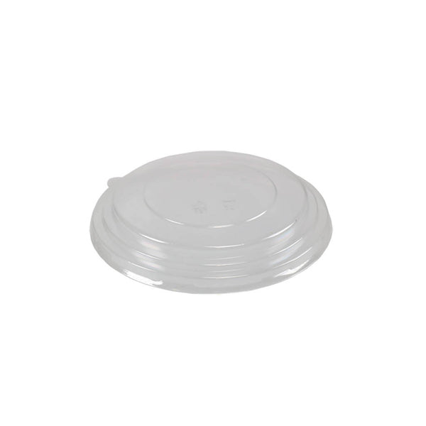 185mm AFP Clear Round Lid | Fit 1300B Paper Bowl (Lid Only) - 300 Pcs-front