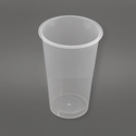 CY-Z500 Clear | 16oz PP Clear Injection Molding Milk Tea Cup | 90mm Top - 500 Pcs