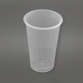 CY-Z500 Clear | 16oz PP Clear Injection Molding Milk Tea Cup - 500 Pcs