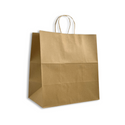 HD-13814 | 100% Recycled Paper Kraft Bag W/ Twisted Handle | 13x7x14