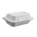 HD-CCS96 | Eco-friendly Sugarcane Square Clam Shell Food Container | 9x6x3