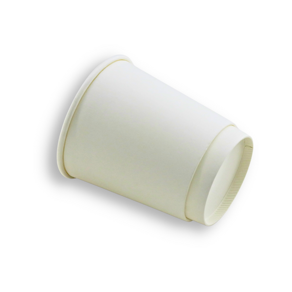 HD 10oz White Double Wall Paper Cup - side