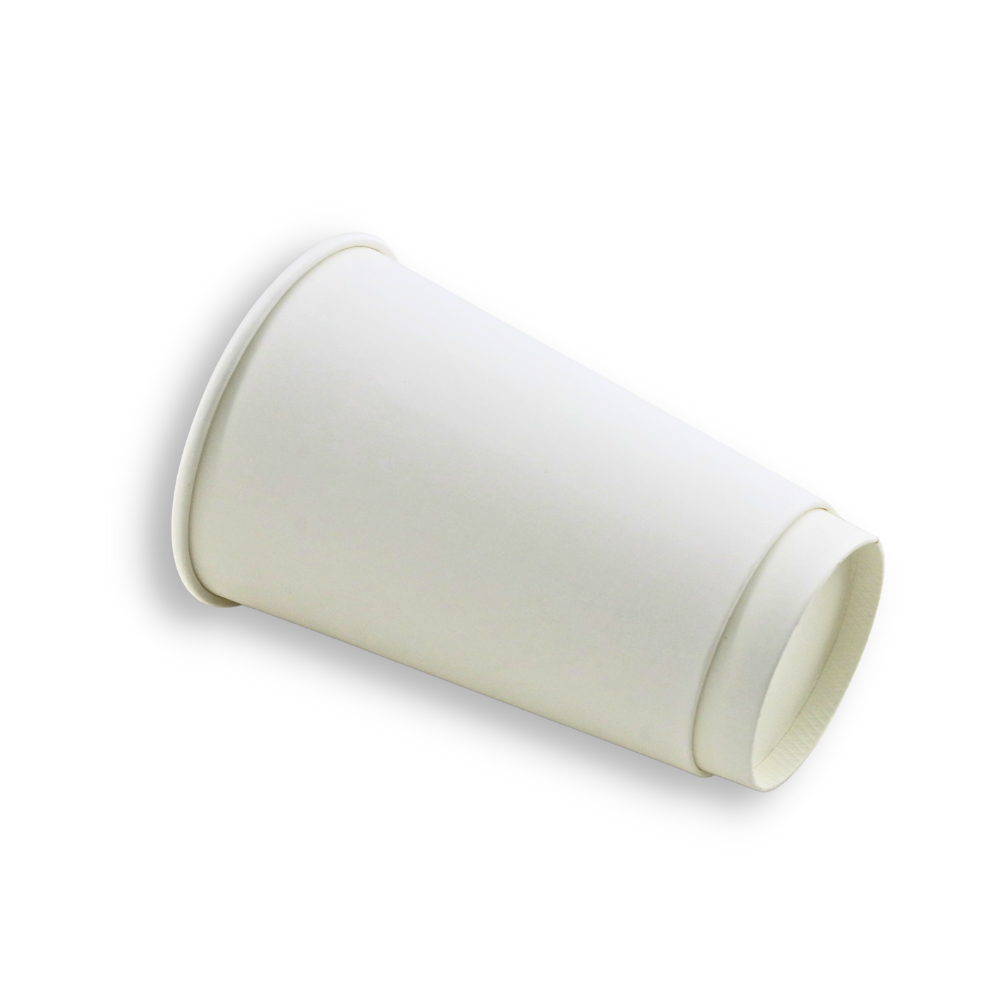 HD 16oz White Double Wall Paper Cup - side