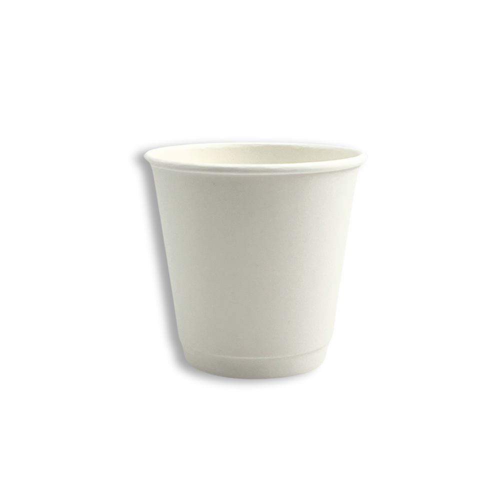 HD 8oz White Double Wall Paper Hot Cup | 90mm Top – HD Bio Packaging