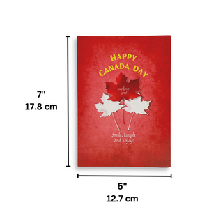 Happy Canada Day Card | 7x5