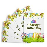 Happy Easter Day Card | 7x5" - 5 Pcs