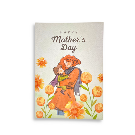 Happy Mother's Day Card | 7x5" - 5 Pcs