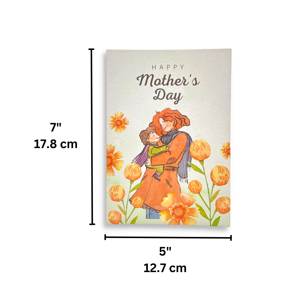 Happy Mother's Day Card | 7x5" - size