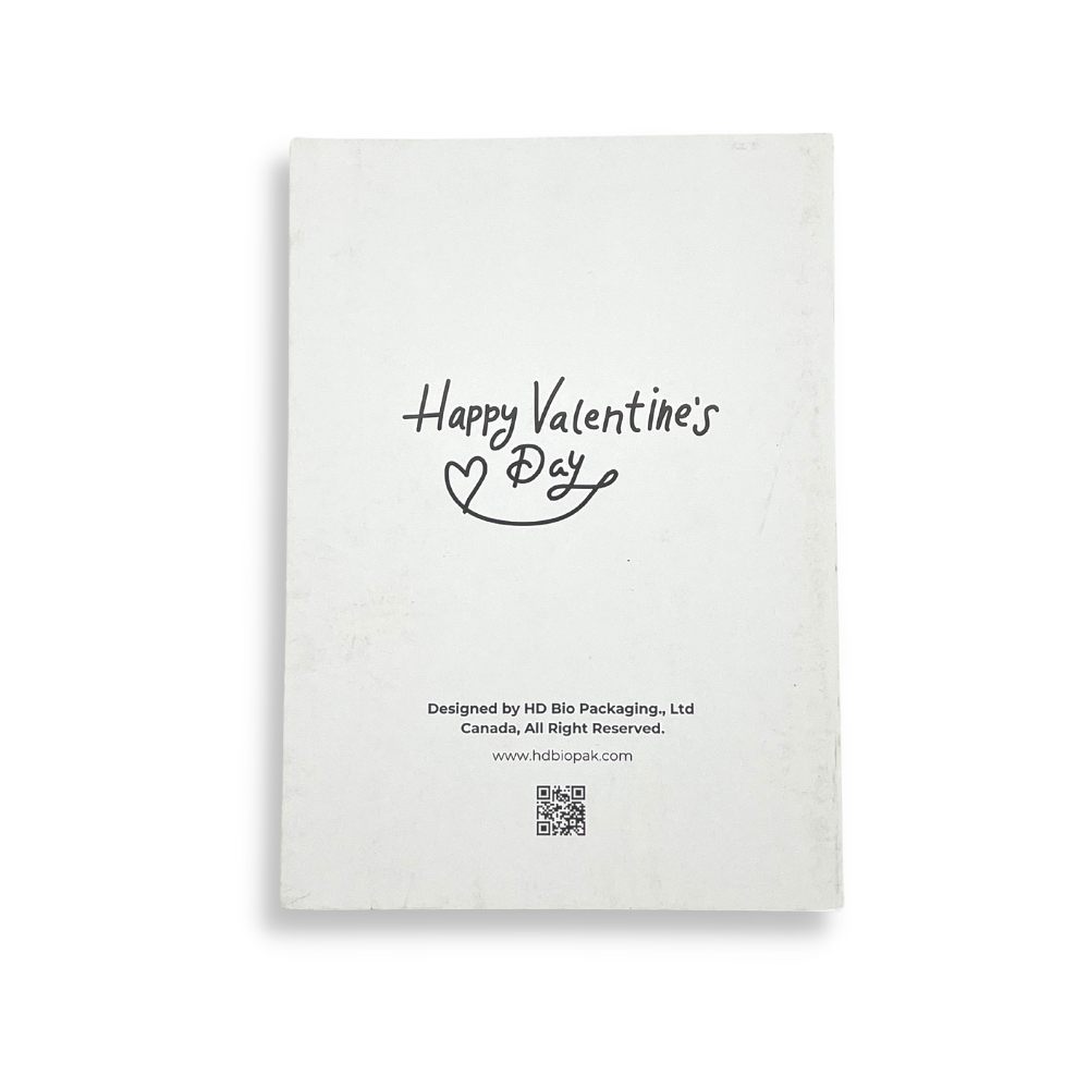 Happy Valentine's Day Card | 7x5" - back