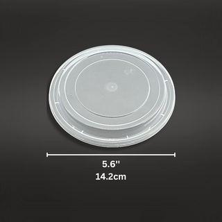 JY-142 | 142mm PP Clear Round Lid | Fit JY-700/JY-850/JY-999 Bowl (Lid Only) - size
