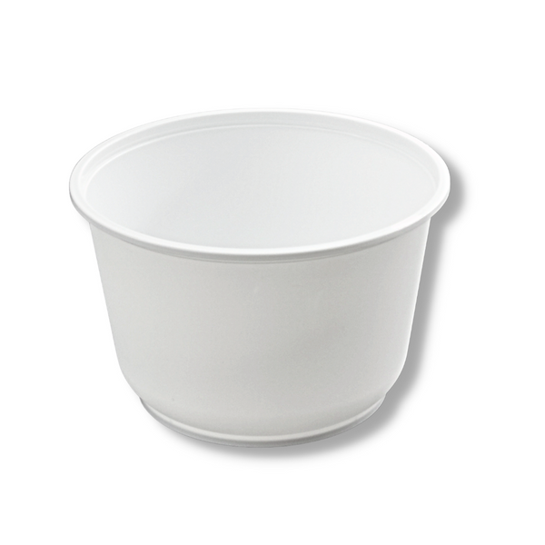 JY-999 | 34oz Microwaveable PP White Bowl (Base Only) - 600 Pcs
