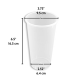 PPC-750 | 25oz PP Clear Hard Cup | 95mm Top - 500 Pcs