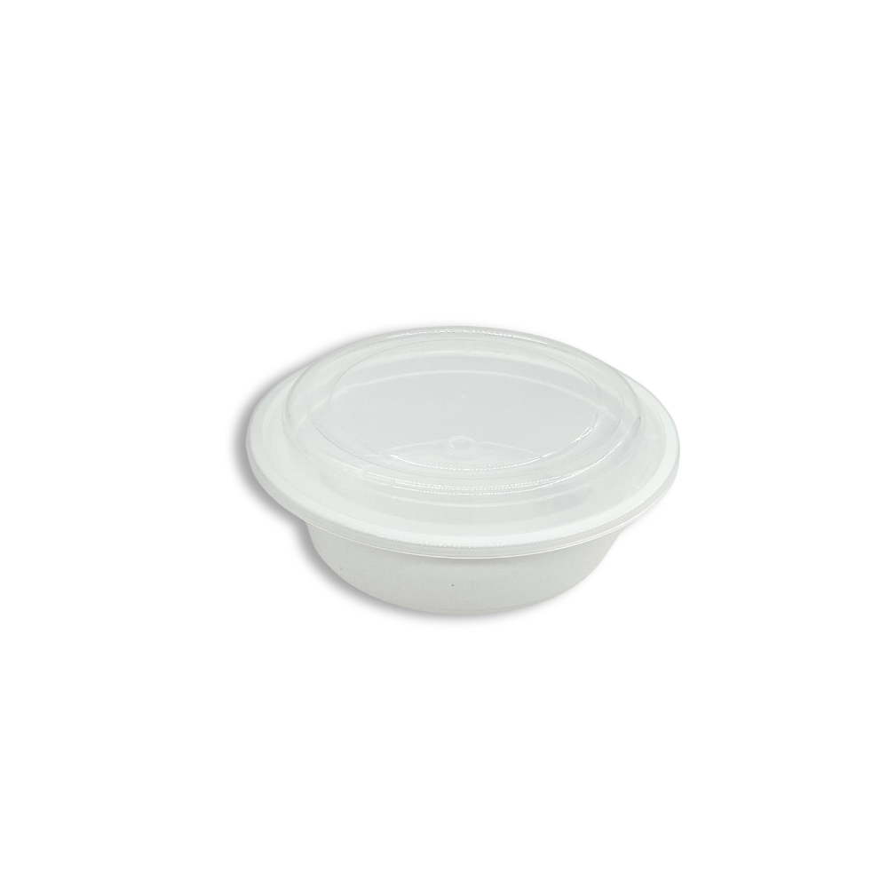 RO-32 | HD 32oz Microwaveable White Round To Go Container W/ Lid – HD ...