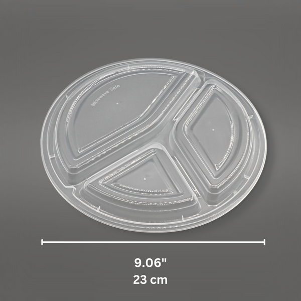 RO-348 Clear Lid | 230mm PP Clear Round Lid | Fit RO-348 Base (Lid Only) - Size