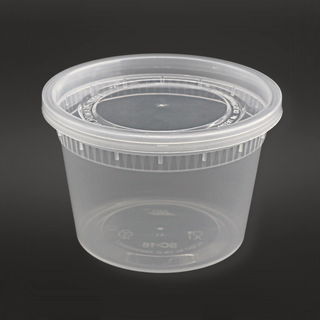 Heavy Weight 32 oz. Translucent Microwavable Plastic Deli Soup
