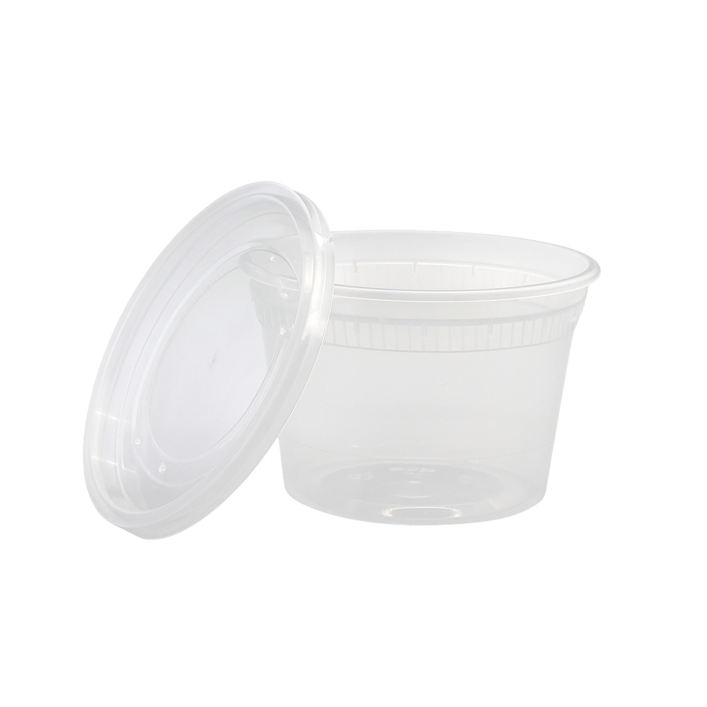 SC-16 | HD 16oz Heavy Duty Leak-resistant Translucent Deli Container W ...