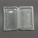 SHT-3 | Clear Rectangular Hinged Container | 7.68x4.72x1.57