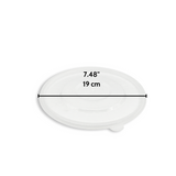 SK-1.2 Lid | 190mm PP Clear Round Lid | Fit SK-1.2 Bowl (Lid Only) - 150 Pcs