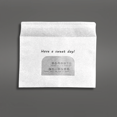 White Single Toast Bread Sealing Paper Bakery Bag | 8.27"x7.09" - 400 Pcs-front