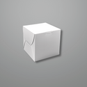White Square Cake Paper Box | 4.25x4.25x4.25