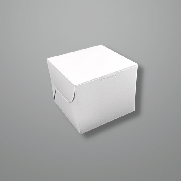White Square Cake Paper Box | 6x6x5