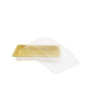 #03 | Wood Pattern Sushi Tray W/ Lid | 6.5x4.5x2