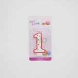 #1 Dot Number Party Candle - 12 Pcs - HD Bio Packaging