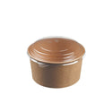 #1000B | 32oz Eco-friendly Kraft Round Paper Bowl (Base Only) - 300 Pcs - HD Bio Packaging