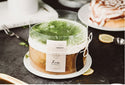 10cm Plastic Clear Thick Cake Wrap Film  wrapping a dessert