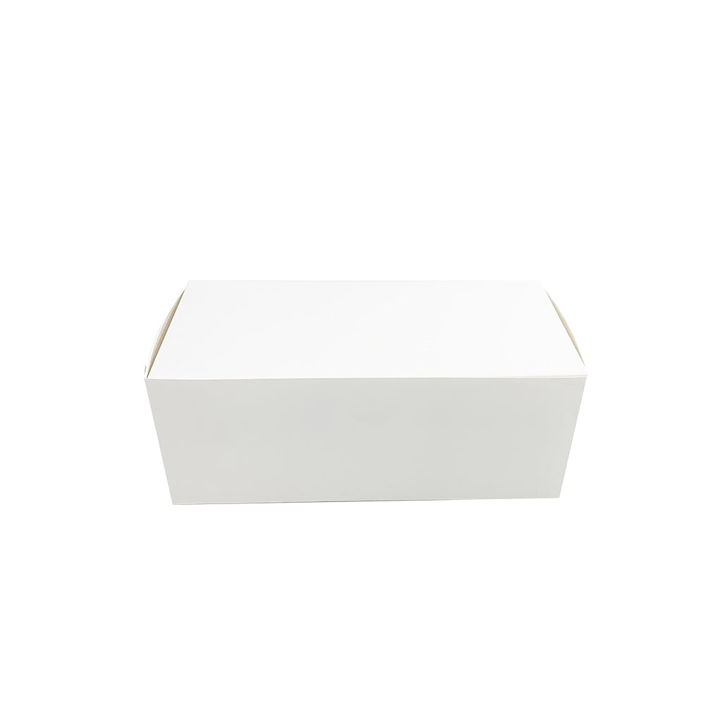 Eco-Friendly White Rectangular Cake Paper Box | 10x5x4" - 200 Pcs
