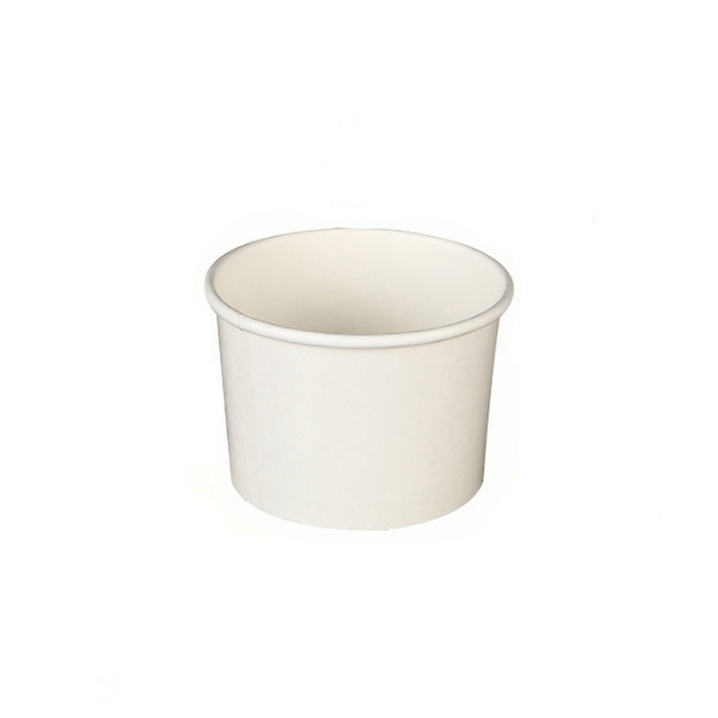 #12D | 12oz White Paper Soup Cup Food Container | 96mm Top - 500 Pcs ...