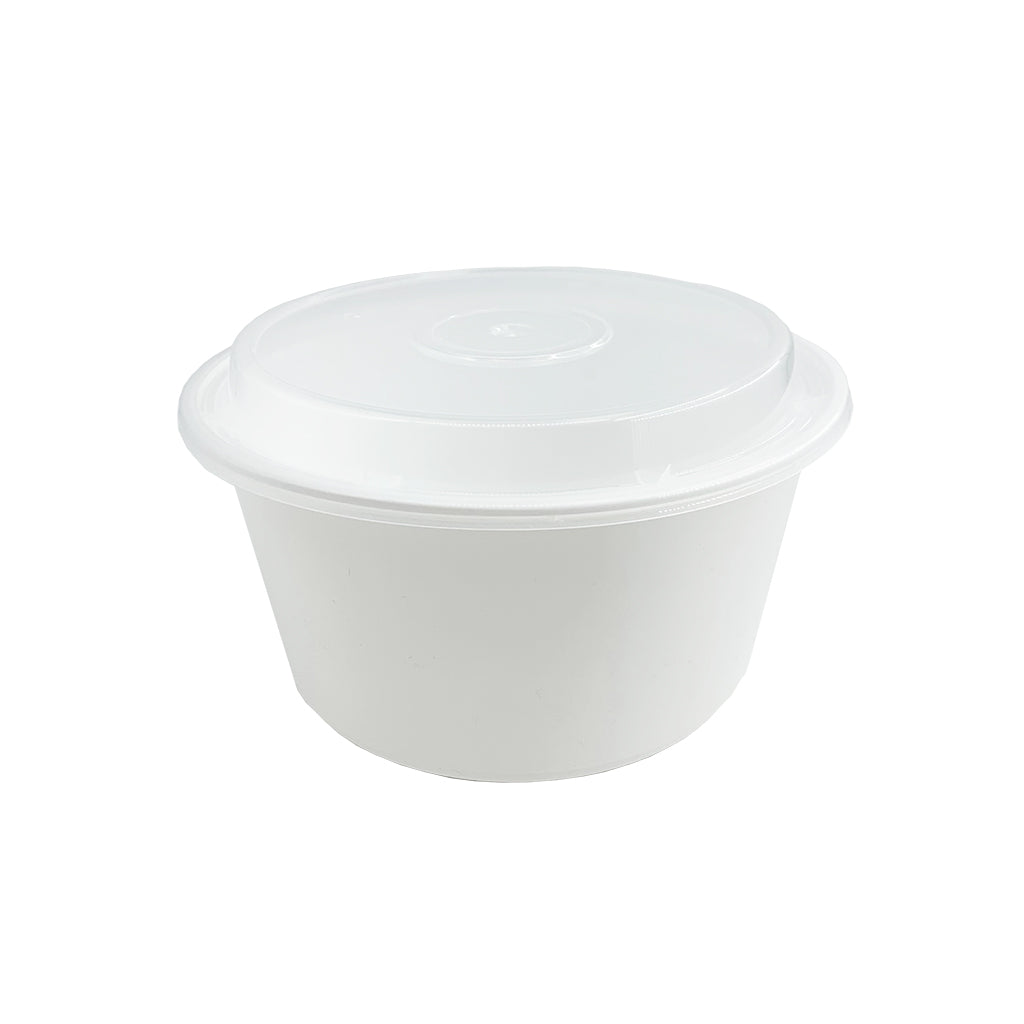 179 Hard Lid | PP Clear Round Lid | Fit 1500P Bowl (Lid Only) - 300 Pcs