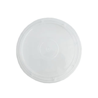 179 Hard Lid | PP Clear Round Lid | Fit 1500P Bowl (Lid Only) - 300 Pcs