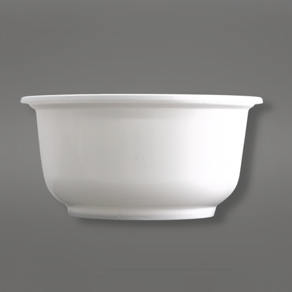 HD-400 | 14oz Microwaveable PP White Round Bowl (Base Only) - 600 Pcs