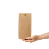 4lb | Eco-Friendly Rectangular Paper Kraft Bakery Bag | 5x3.125x9.75" - 500 Pcs