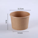 #20B | 20oz Eco-friendly Kraft Paper Soup Cup (Base Only) - 500 Pcs - HD Bio Packaging