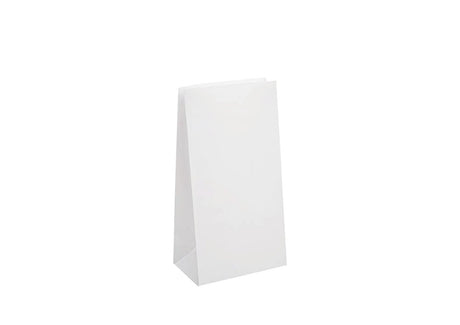2lb | Eco-Friendly Superwhite Paper Bakery Bag | 4.25x2.38x8.25" - 500 Pcs - HD Plastic Product (Canada). Inc