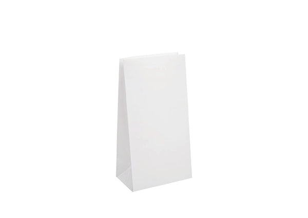 2lb | Eco-Friendly Superwhite Paper Bakery Bag | 4.25x2.38x8.25