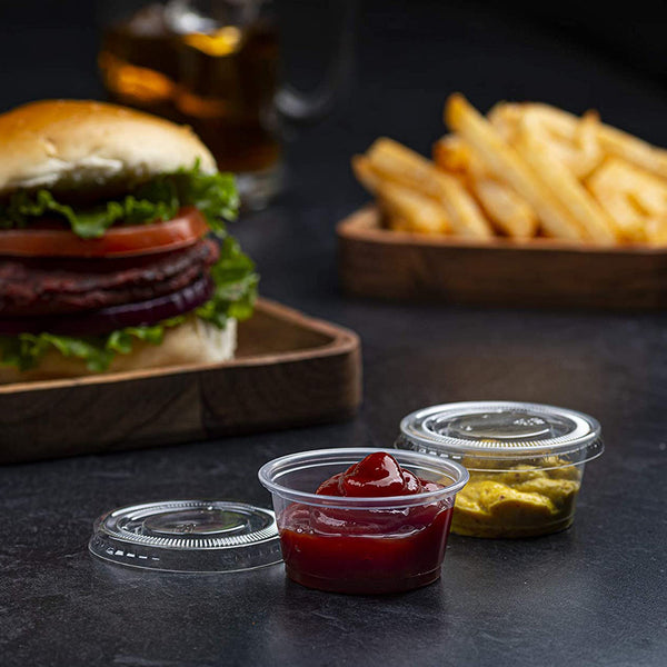 OCY 2oz Clear Sauce Cup (Base Only) - 2500 Pcs