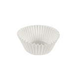 3.25" White Round Baking Paper Cup - 10000 Pcs