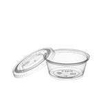 OCY 3.25oz PP Clear Sauce Cup (Base Only) - 2500 Pcs