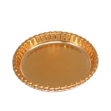 3.5" Plastic Golden Round Mousse Cake Board - 300 Pcs