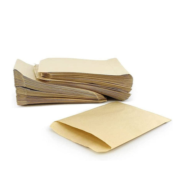 MCN320312 Eco-Friendly Kraft Gusseted Greaseproof Paper Sandwich Bags | 6x2x9” - 1000 Pcs