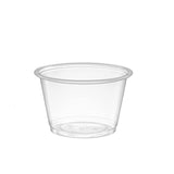 OCY 4oz PP Clear Sauce Cup (Base Only) - 2500 Pcs