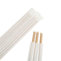 6x230mm Eco-friendly Diagonal Cut Kraft Paper Straw individually packed
