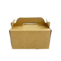 Eco-Friendly Kraft Cake Box W/ Handle front hdbiopak